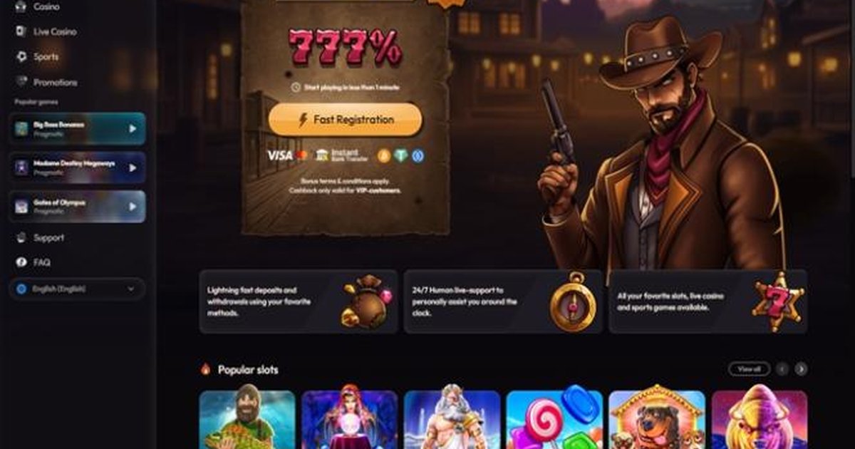 Aper&ccedil;u interface Mad Casino